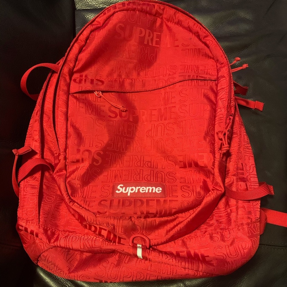 Supreme Backpack SS19 red